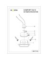 COMFORT GU10 * EMPOTRABLE CUADRADO PLATA